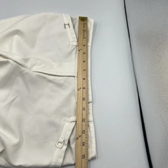 White House Black Market Women's White Slim Bermuda Shorts Size‎ 4 - Picture 6 of 8